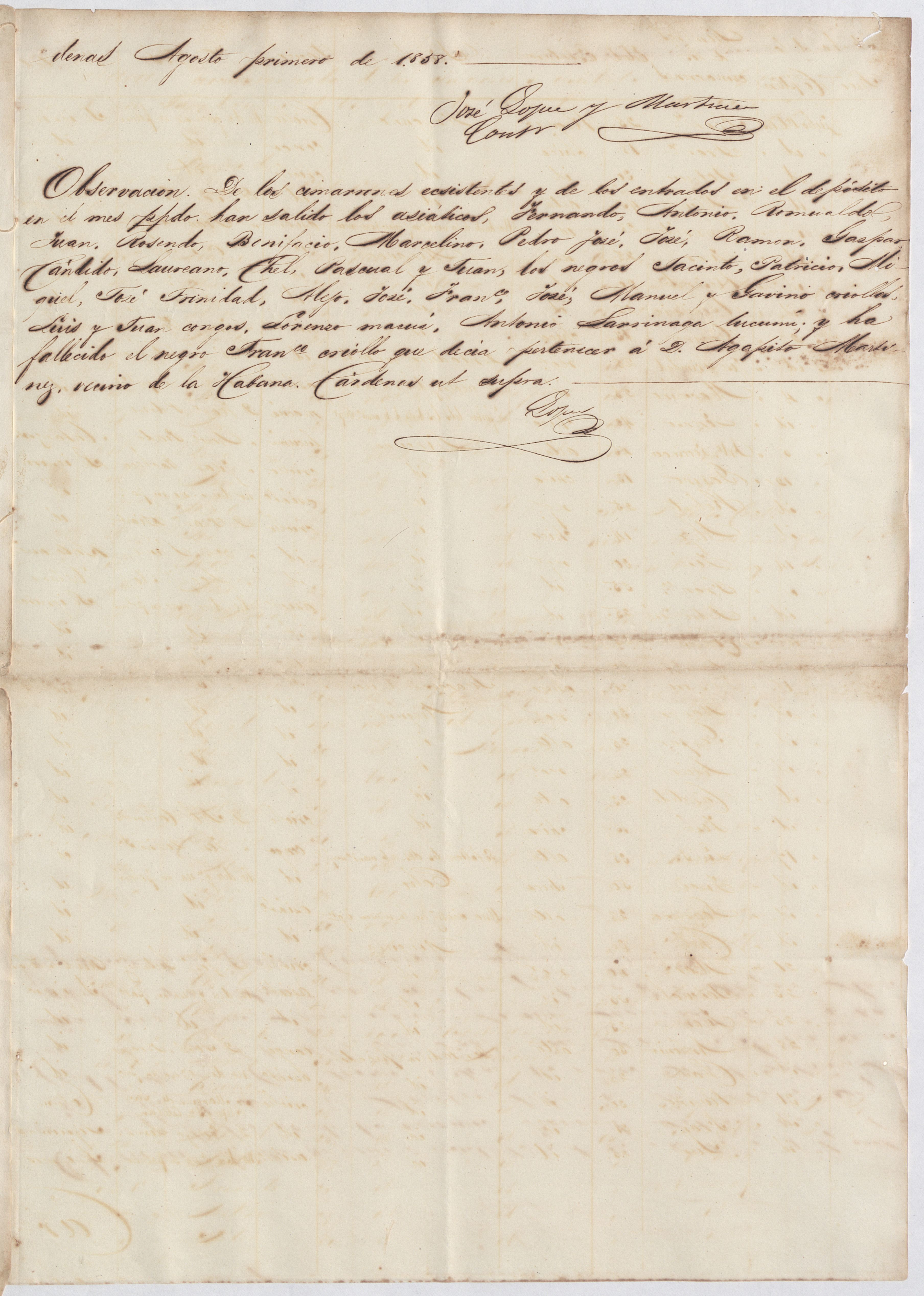 Facsimile of page 3 of the source document